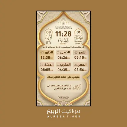 قالب شاشة مواقيت الربيع رقم 38