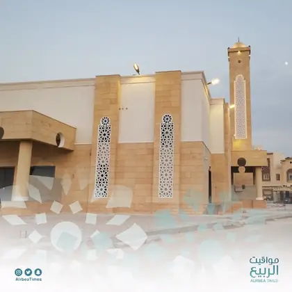 من أعمالنا: شاشة مواقيت الربيع داخل مسجد (26)
